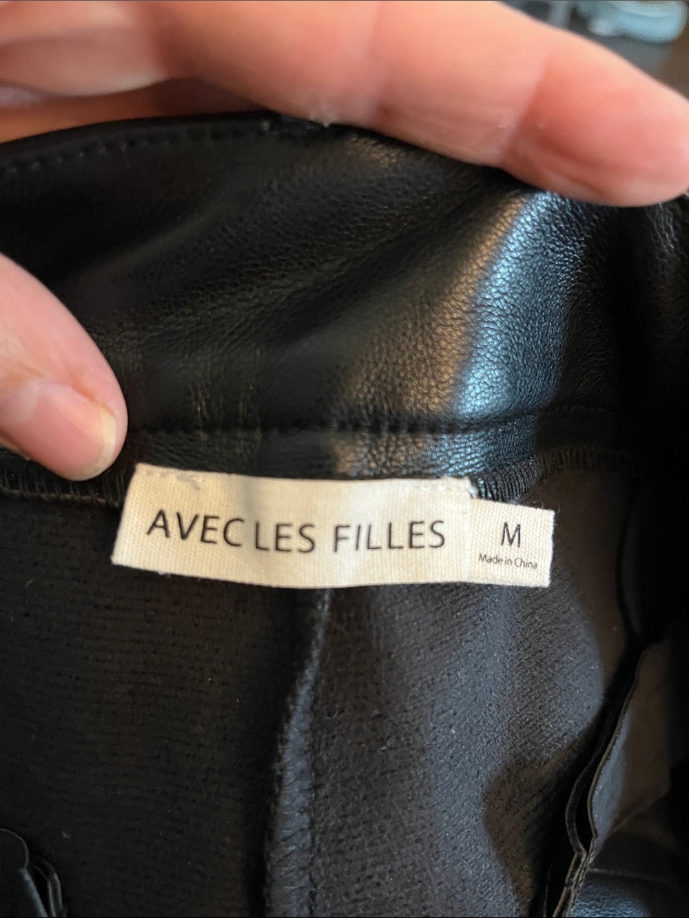 Avec Les Filles Wide Leg Vegan Pant - Picture 3 of 3